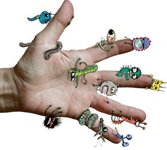 Parasites dans le corps humain